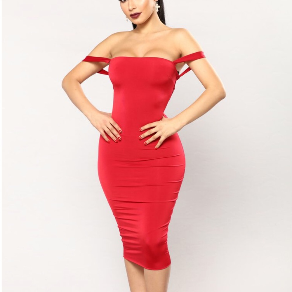 Fashion Nova Red Dress